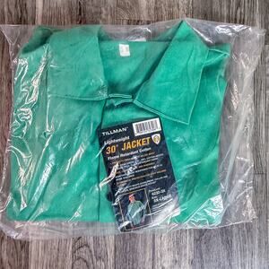 Tillman 30” Flame Resistant Welding Jacket Green Cotton 3XL FR 6230 Work Coat